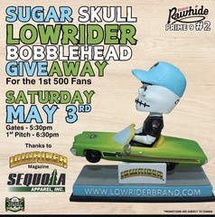 Visalia Rawhide Lowrider Magazine SGA Bobblehead Limited to Only 500 5/3/25