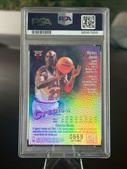 1997-98 Finest Refractor #287 Michael Jordan 0669/1090 PSA 9 MINT BULLS HOF