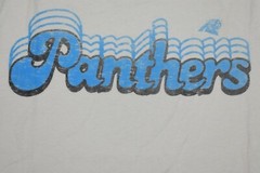 Junk Food Womens Carolina Panthers Retro Ringer Tee Shirt New XXS-2XL