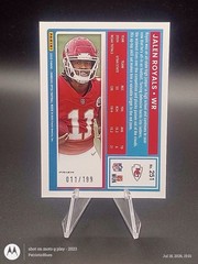 2025 Donruss Optic Jalen Royals #251 Flex Emoji Jersey # Match #11/199 Chiefs RC