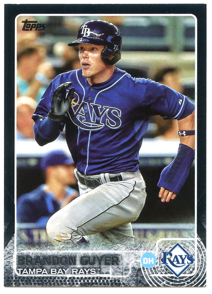2015 Topps Brandon Guyer Black #392 -/64 – Tampa Bay Rays