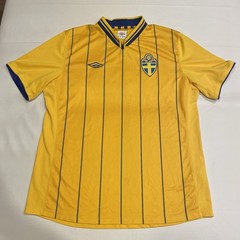Umbro Team Sweden 2012-2013 Football Shirt Soccer Jersey Pinstripes Adult XL
