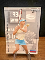 ANNA KOURNIKOVA VS. MARTINA HINGIS 2003 NETPRO ELITE « MATCHUP » ROOKIE CARD! RARE