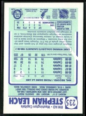 Stephen Leach 1990-91 O-Pee-Chee #235 Washington Capitals Card