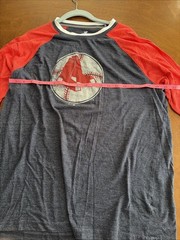 Fanatics Boston Red Sox MLB Raglan 3/4 Sleeve XL Red and Navy
