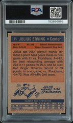 1972 TOPPS #195 JULIUS ERVING PSA 5