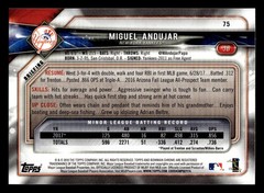 Miguel Andujar 2018 Bowman #75 SN,RC