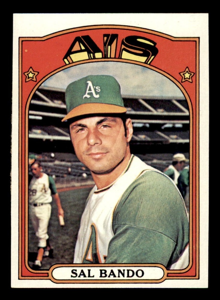 1972 Topps Baseball #650 Sal Bando EX/MT *d6