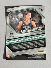 2025 WNBA Panini Prizm Sabrina Ionescu #19 Red Seismic Wave Prizm /249
