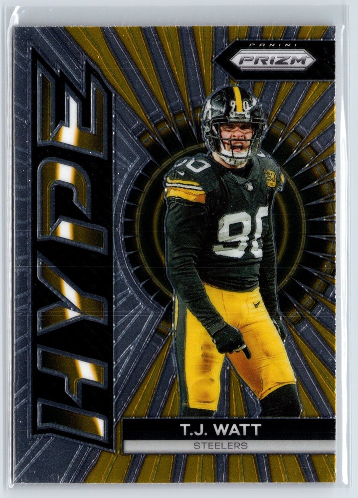 2023 Panini Prizm – Hype T.J. Watt #H-14 Steelers