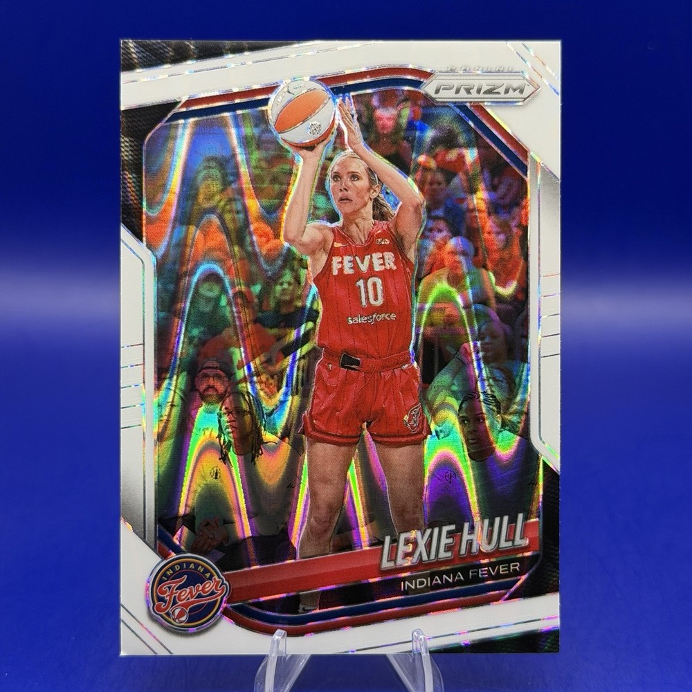 2025 Panini Prizm WNBA Lexie Hull White Seismic Prizm #51 Indiana Fever
