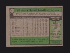 1979 TOPPS #147 Dave Hamilton PITTSBURGH PIRATES EX-MINT A