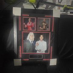 Ric Flair & Dwayne Johnson 1984 NWA Annual Convention Framed Plaque