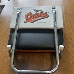 Vintage Baltimore Orioles Stadium Seat Padded Folding Bleacher Chair Sports