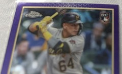 2022 Topps Chrome Update Baseball Diego Castillo Pirates Purple Refractor Rookie
