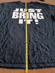 WWF WWE Vintage 2000 The Rock « Just Bring It » Black Attitude Era T-Shirt
