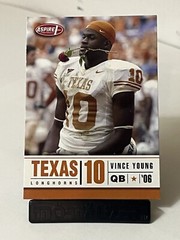 2006 Sage Aspire Vince Young #3 Texas Longhorns Tennessee ROOKIE Variation Rose