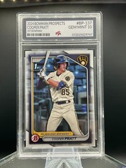 2024 Bowman Prospects BP-137 Cooper Pratt 1ST Bowman Prospect GEM MINT PTA 10🔥