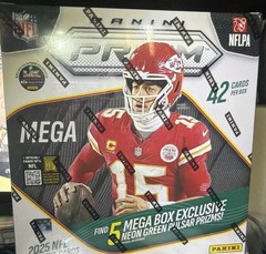 2025 PANINI PRIZM FOOTBALL MEGA BOX
