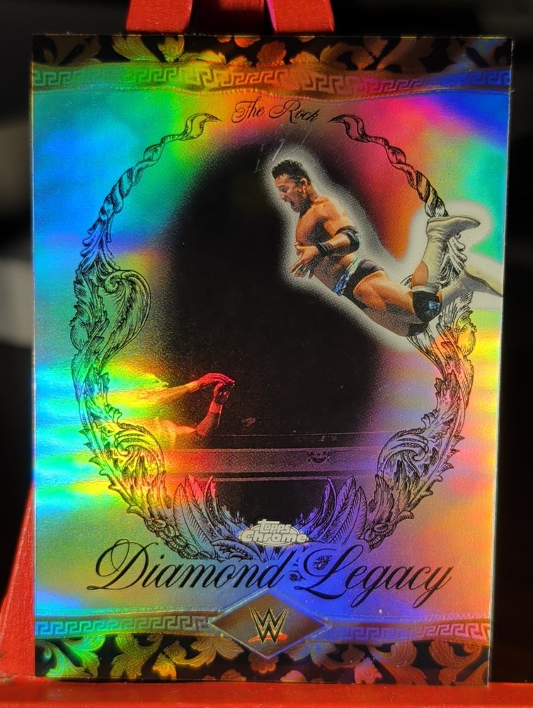 2026 Topps Chrome WWE – The Rock Diamond Legacy The Rock #RDL-2