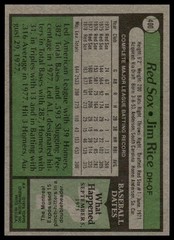 1979 Topps Jim Rice #400 Boston Red Sox – Near Mint or Better