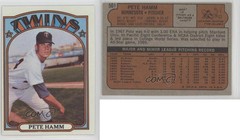 1972 Topps Pete Hamm #501 0an