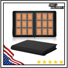 Toploader Binder Holds 288 Toploaders 9 Pocket Top Loader Binders for 3 x 4 »