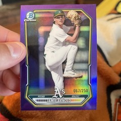 2026 Bowman JAMIE ARNOLD Athletics PURPLE CHROME REFRACTOR #&rsquo;d /250