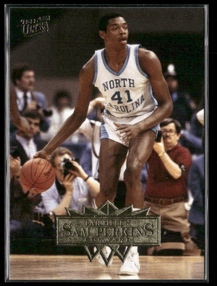 Sam Perkins 2013-14 Fleer Retro Ultra 92-93 #176 North Carolina Tar Heels