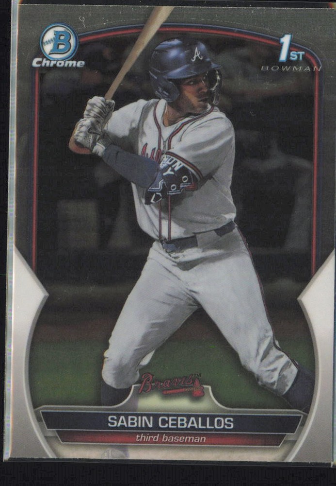2023 Bowman Draft #BDC-110 Sabin Ceballos Chrome