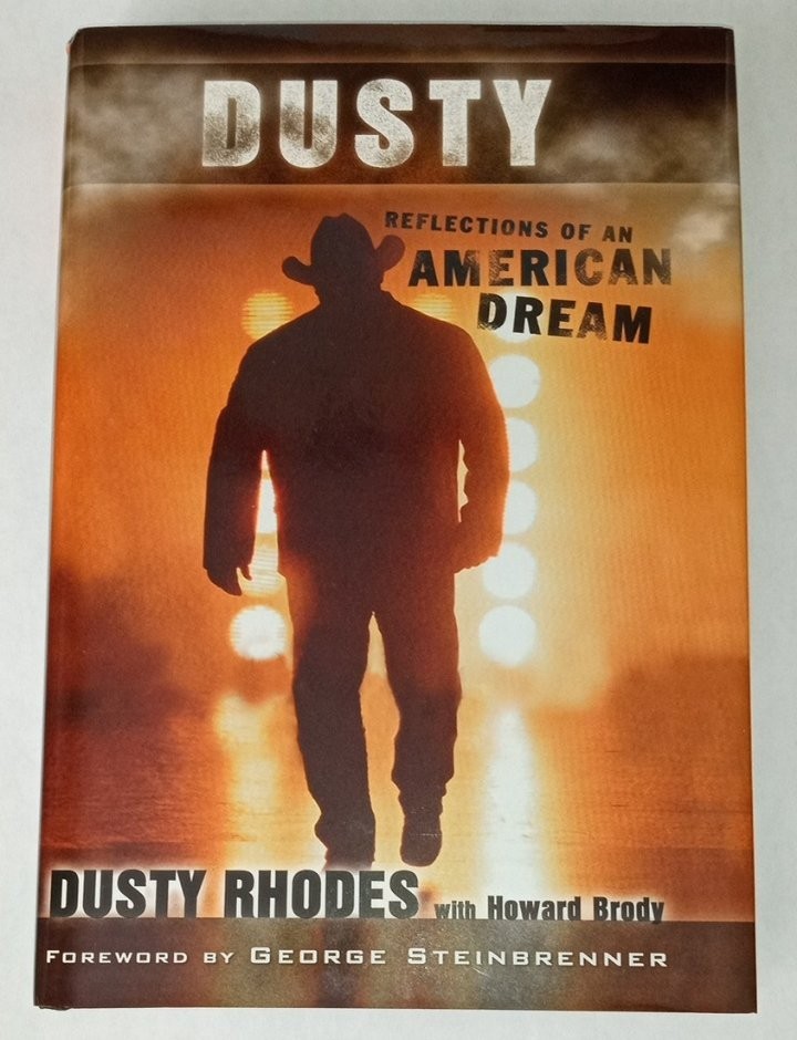 DUSTY RHODES WWE Auto Autographed Signed « Reflections of an American Dream » Book