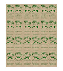 T206 Hanna Barbara Cartoon Cards – 2 Sided Uncut Sheet 26 Cogswell&rsquo;s Cogs Backs