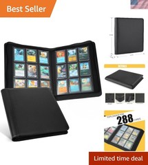 Toploader Storage Binder 9 Pocket Ringless Side Loading, Fits 288 Standard 3&Prime;…