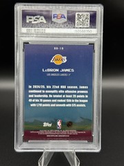 2025-26 Topps #8B-19 LeBron James 8-Bit Ballers Holo Foil PSA 9