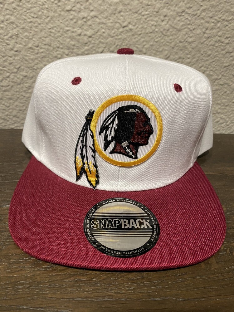 Vintage Throwback Washington Redskins NFL Embroidered Logo Snapback Cap Hat NEW