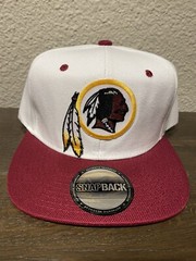Vintage Throwback Washington Redskins NFL Embroidered Logo Snapback Cap Hat NEW