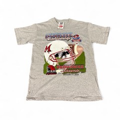 2004 MAC football championship Miami RedHawks tshirt Sz M Y2K VTG
