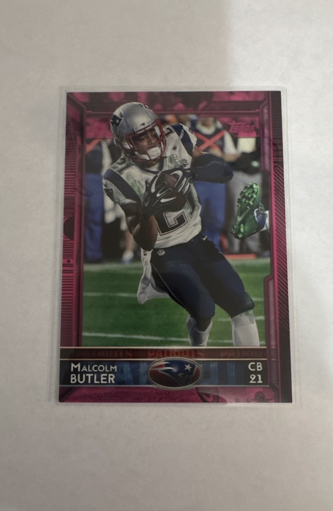 2015 Topps – Malcolm Butler #157 BCA Pink /499