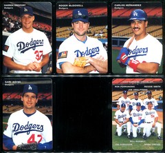 1994 Mothers Cookies LOS ANGELES DODGERS Team Set BUTLER LASORDA MIKE PIAZZA