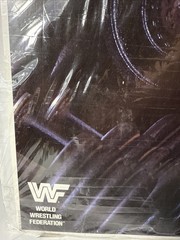 VTG RARE HULK HOGAN 1989 WWF Pythons 23&Prime; x 35&Prime; Wrestling POSTER BOARD!