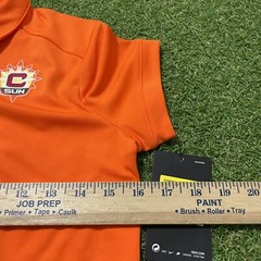 NWT New Connecticut Sun Nike Polo Women&rsquo;s Small S WNBA Basketball Button Shirt