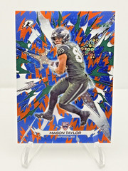 2025 Topps Resurgence – Mason Taylor (RC) Blue & Orange Spark #173