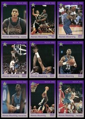 1993 Star Nova Basketball Alonzo Mourning Complete Set (91-99) /500