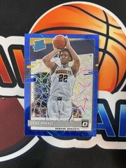 2020-21 Optic Basketball Zeke Nnaji Blue Velocity Prizm Rated Rookie SP #172