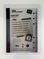 2025-26 Topps – New Applicants Autographs Danny Wolf #NA-DW (AU, RC) Nets