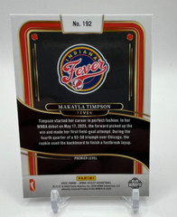 2025 Panini Select WNBA Makayla Timpson Premier Level #192 (RC)