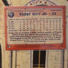 Topps 2025 Series 1 Bobby Witt Jr. Kansas City Royals 1991 Koi Fish