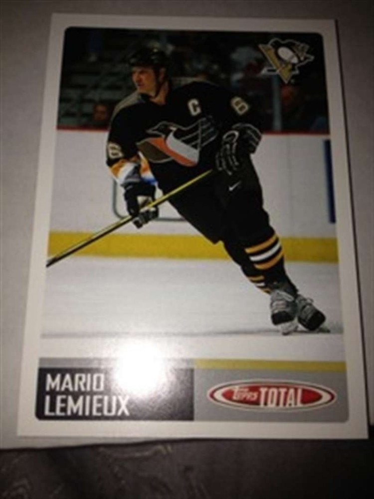 2002-03 Topps Total Pittsburgh Penguins Team Set Mario LeMieux 12+insert checkli