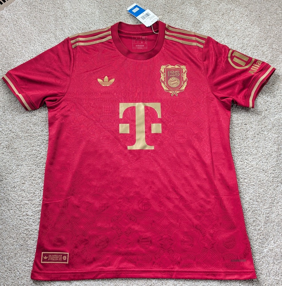 Bayern Munich Adidas 125 Year Anniversary Jersey Large