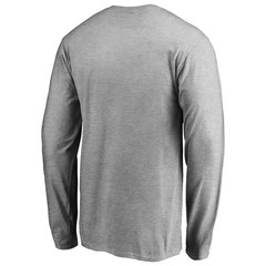 Men&rsquo;s Heathered Gray Los Angeles Dodgers Team Wordmark Long Sleeve T-Shirt